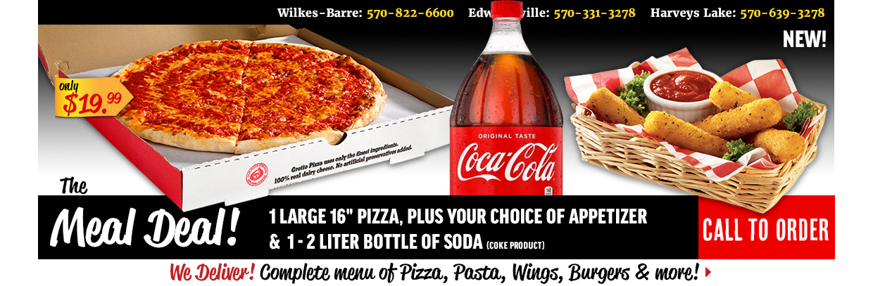 Grotto Pizza Restaurant : Combo Deals & Coupons