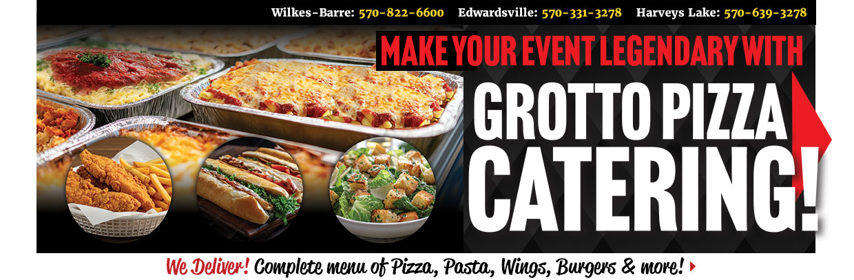 Grotto Pizza Catering!