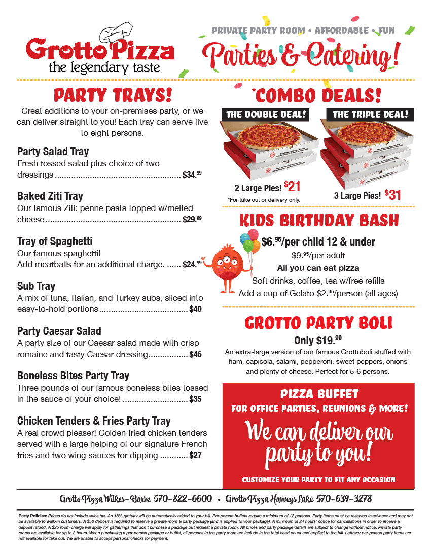 Party Menu