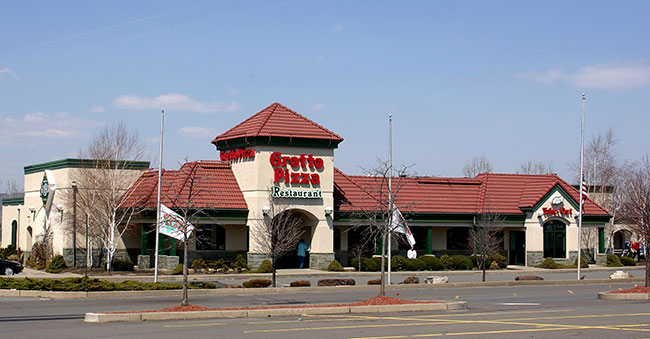 Photo of Grotto Pizza outside the Wyoming Valley Mall in Wilkes-Barre